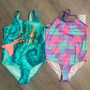 Girls one piece swimsuits